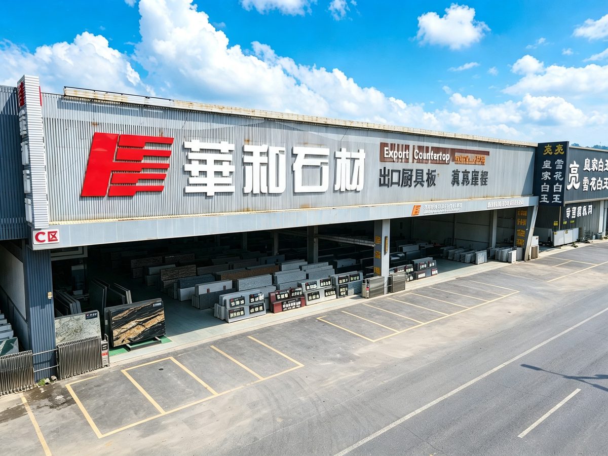 HUAHE export countertop showroom at Gemuqiao